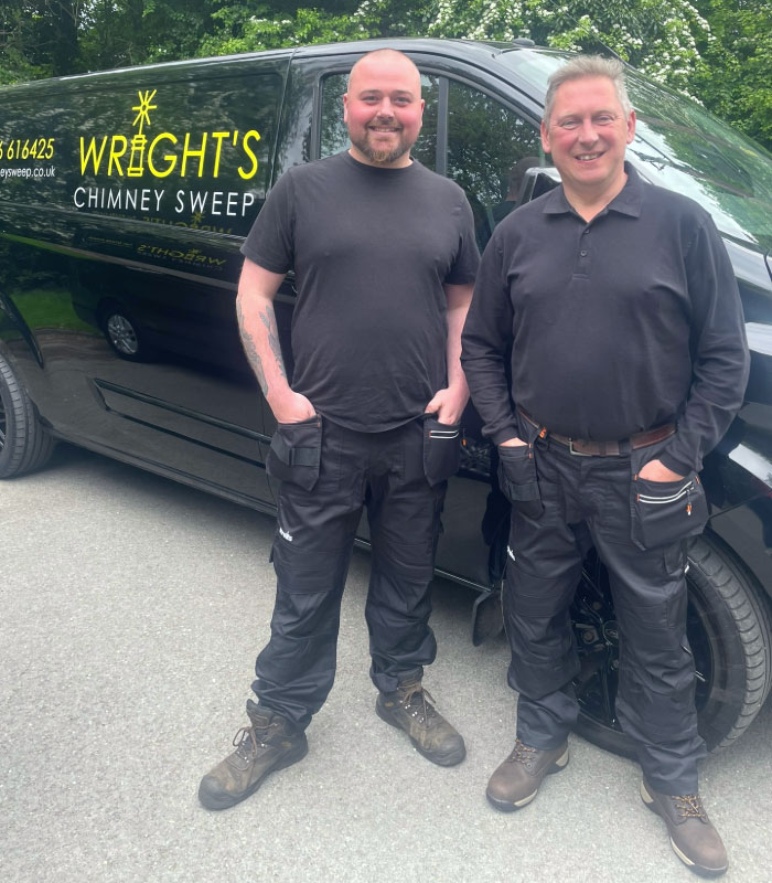 chris & Ryan From Wright's Chimney Sweep Retford, Newark, Grantham